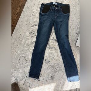 PAIGE maternity Dark Blue Skinny Jeans